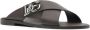 Dolce & Gabbana Leren sandalen met DG-logo Bruin - Thumbnail 2