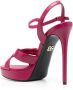 Dolce & Gabbana Sandalen met logoplakkaat Roze - Thumbnail 3