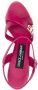 Dolce & Gabbana Sandalen met logoplakkaat Roze - Thumbnail 4