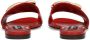 Dolce & Gabbana Leren sandalen met logo Rood - Thumbnail 3