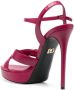 Dolce & Gabbana Sandalen met logoplakkaat Roze - Thumbnail 3