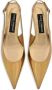 Dolce & Gabbana Lollo leren pumps Goud - Thumbnail 4