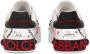 Dolce & Gabbana Portofino leren sneakers met studs Wit - Thumbnail 3