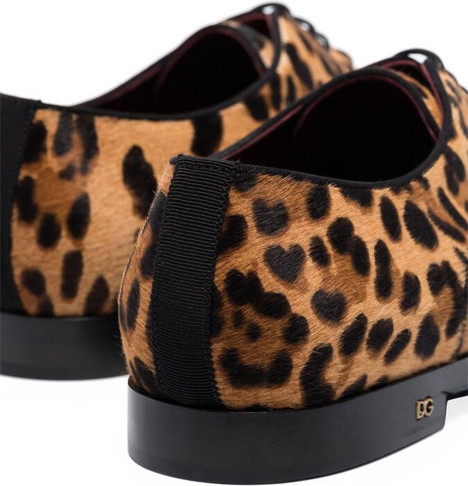 Dolce & Gabbana Millenials schoenen met luipaardprint Bruin