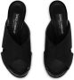 Dolce & Gabbana 85 mm Keira satijnen muiltjes Zwart - Thumbnail 4