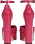 Dolce & Gabbana 145mm lakleren pumps met plateauzool Roze - Thumbnail 3