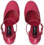 Dolce & Gabbana 145mm lakleren pumps met plateauzool Roze - Thumbnail 4