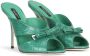 Dolce & Gabbana 105 mm leren sandalen met strikdetail Groen - Thumbnail 2