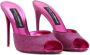 Dolce & Gabbana Sandalen verfraaid met stras Roze - Thumbnail 2