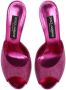 Dolce & Gabbana Sandalen verfraaid met stras Roze - Thumbnail 4