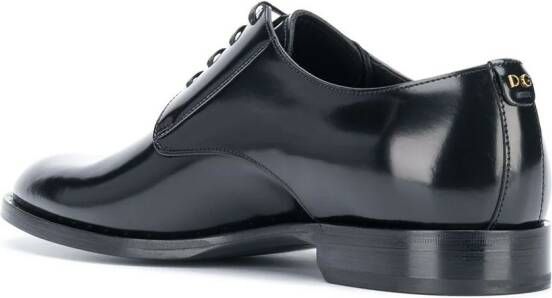Dolce & Gabbana Napoli derbyschoenen Zwart