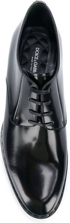 Dolce & Gabbana Napoli derbyschoenen Zwart