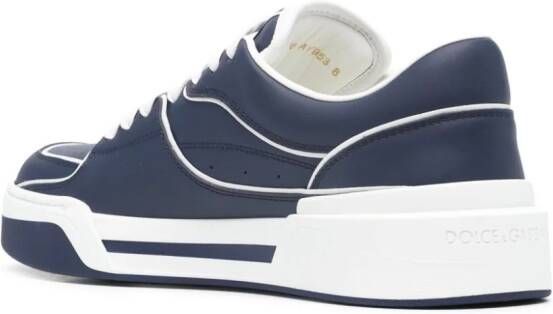 Dolce & Gabbana New Roma leren sneakers Blauw