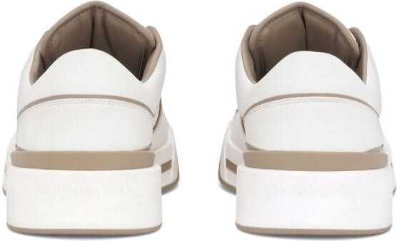 Dolce & Gabbana New Roma leren sneakers Wit