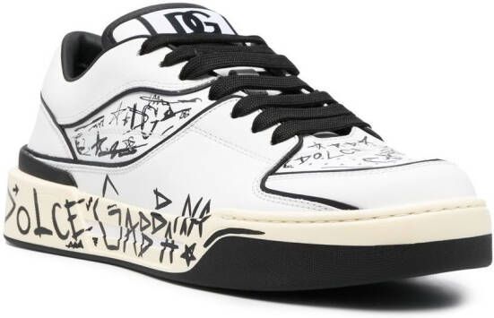 Dolce & Gabbana New Roma low-top sneakers Wit