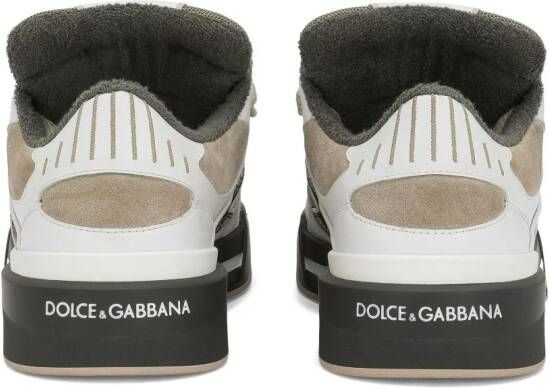 Dolce & Gabbana New Roma sneakers met vlakken Beige