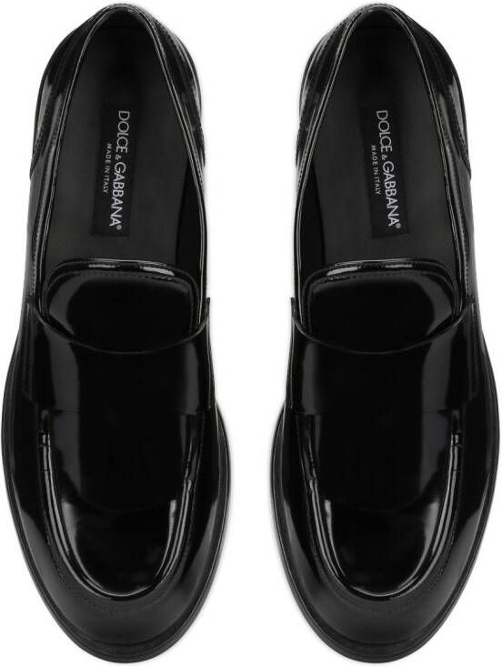 Dolce & Gabbana Lakleren loafers Zwart