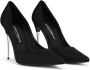 Dolce & Gabbana 105 mm leren pumps met puntige neus Zwart - Thumbnail 2