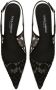 Dolce & Gabbana 60 mm kanten slingback pumps Zwart - Thumbnail 4