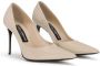 Dolce & Gabbana KIM DOLCE&GABBANA 90mm lakleren pumps Beige - Thumbnail 2