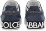 Dolce & Gabbana Portofino denim sneakers Blauw - Thumbnail 3