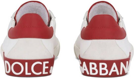 Dolce & Gabbana Portofino low-top sneakers Wit