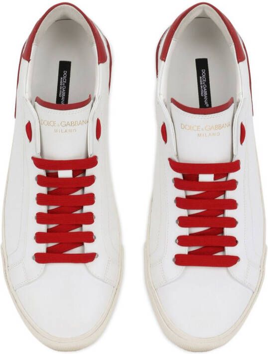 Dolce & Gabbana Portofino low-top sneakers Wit