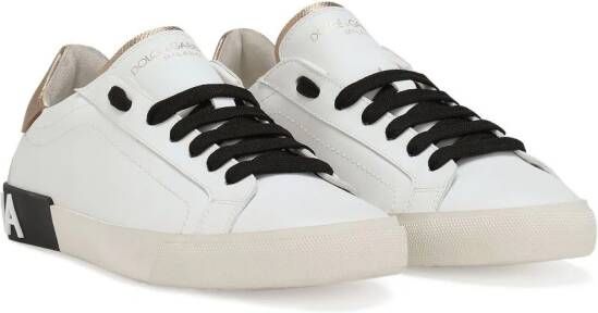 Dolce & Gabbana Portofino low-top sneakers Wit