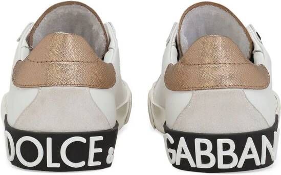 Dolce & Gabbana Portofino low-top sneakers Wit