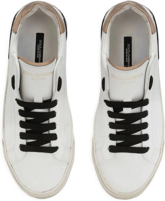 Dolce & Gabbana Portofino low-top sneakers Wit