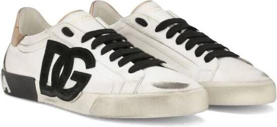 Dolce & Gabbana Portofino low-top sneakers Wit