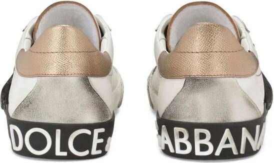 Dolce & Gabbana Portofino low-top sneakers Wit