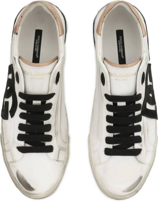 Dolce & Gabbana Portofino low-top sneakers Wit