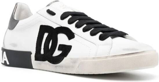 Dolce & Gabbana Portofino low-top sneakers Wit