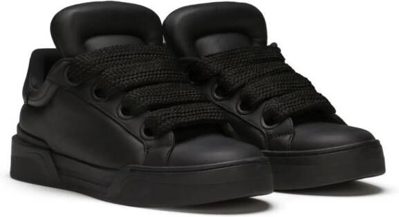 Dolce & Gabbana Portofino low-top sneakers Zwart