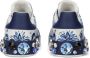 Dolce & Gabbana Portofino leren sneakers Blauw - Thumbnail 3