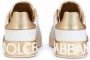 Dolce & Gabbana Portofino leren sneakers met logoprint Wit - Thumbnail 3