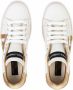 Dolce & Gabbana Portofino leren sneakers met logoprint Wit - Thumbnail 4