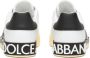 Dolce & Gabbana Portofino leren sneakers met logoprint Wit - Thumbnail 3