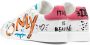 Dolce & Gabbana Portofino geverfde leren sneakers Wit - Thumbnail 3