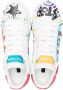 Dolce & Gabbana Portofino geverfde leren sneakers Wit - Thumbnail 4
