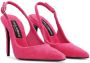 Dolce & Gabbana Pumps met logoplakkaat Roze - Thumbnail 2