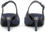 Dolce & Gabbana 60mm slingback pumps met denim patchwork Blauw - Thumbnail 3