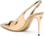 Dolce & Gabbana Pumps met puntige neus Goud - Thumbnail 3