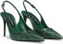 Dolce & Gabbana Pumps met slangenleer-effect Groen - Thumbnail 2