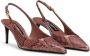 Dolce & Gabbana Pumps met slangenleer-effect Roze - Thumbnail 2