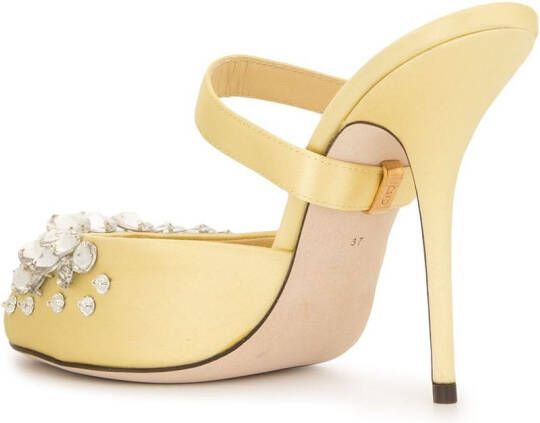 Dolce & Gabbana Pumps verfraaid met kristallen Geel