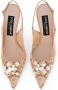 Dolce & Gabbana Rainbow Lace pumps Beige - Thumbnail 4