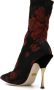 Dolce & Gabbana rose patterned sock boots Zwart - Thumbnail 2