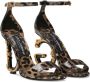 Dolce & Gabbana Sandalen met bewerkte hak Bruin - Thumbnail 2